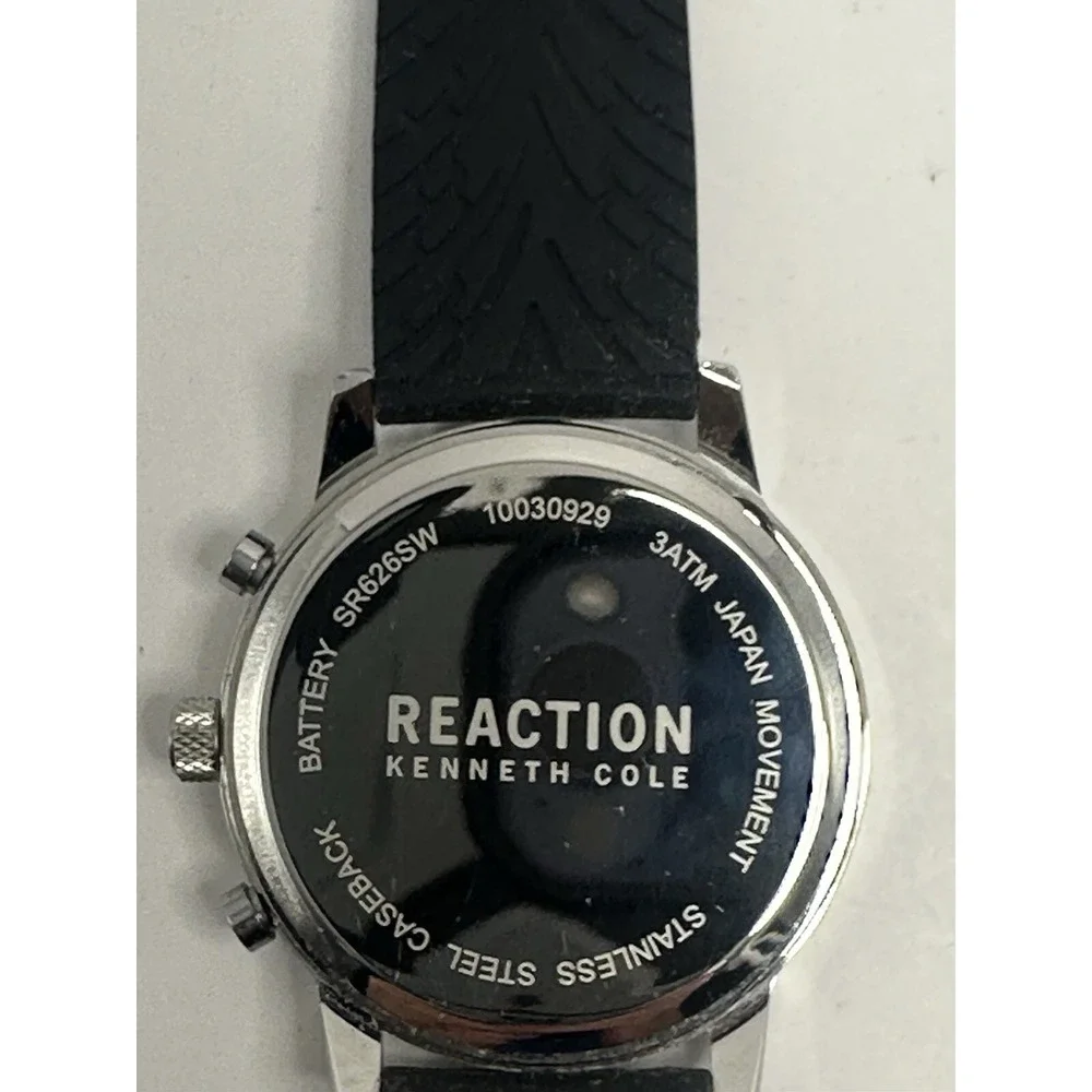 Reaction Kenneth Cole‎ New Battery 10030929 Mens Watch 44MM 9